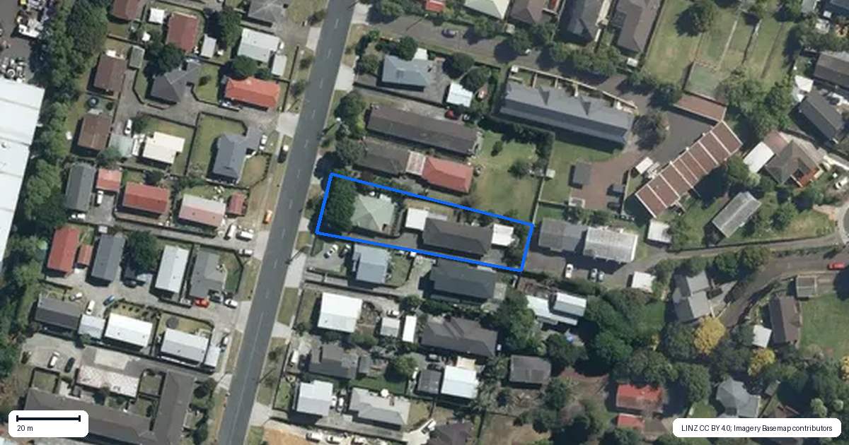 Property context map for 76A Ferndale Road, Mount Wellington, Auckland