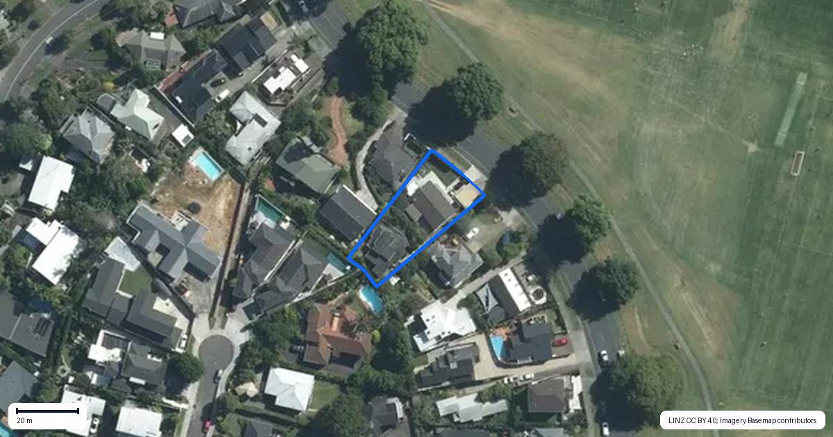 Property context map for 45B Baddeley Avenue, Kohimarama, Auckland