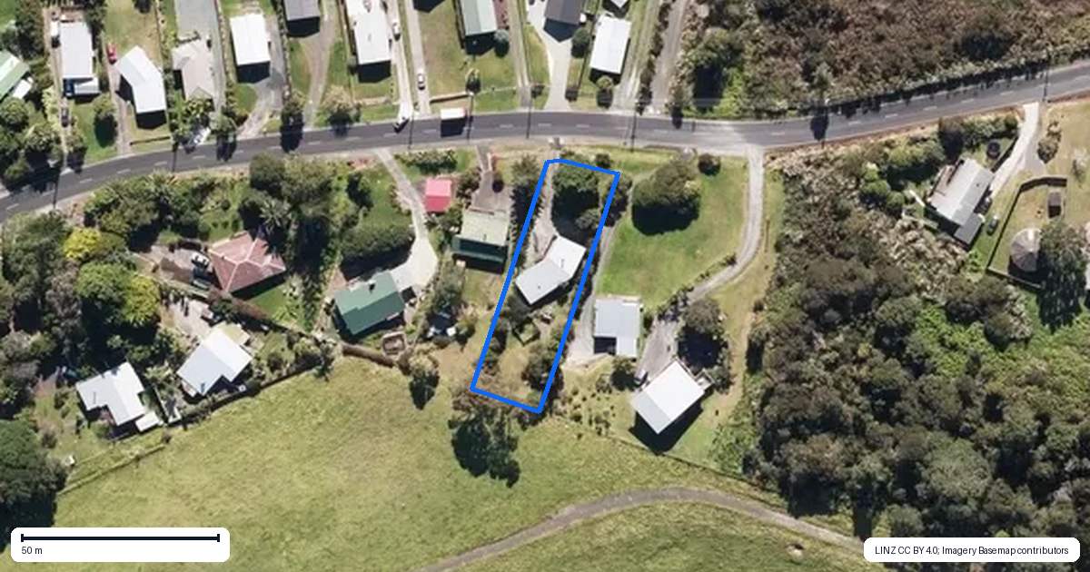 Property context map for 80 Donald Road, Kaitaia