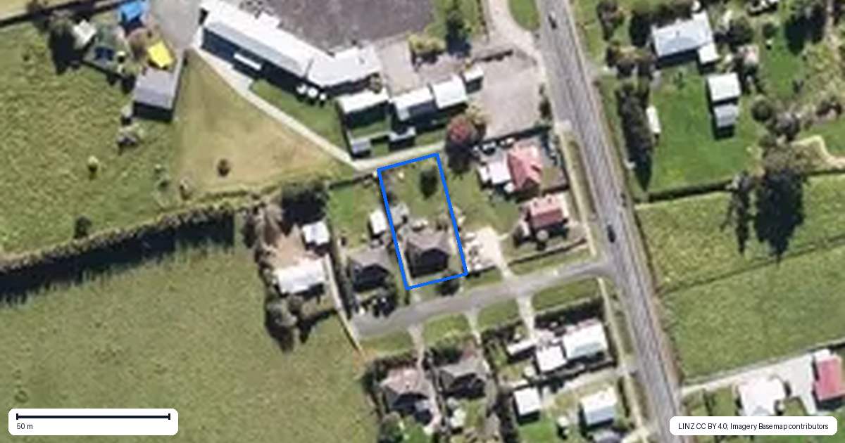 Property context map for 3 Southey Street, Awanui