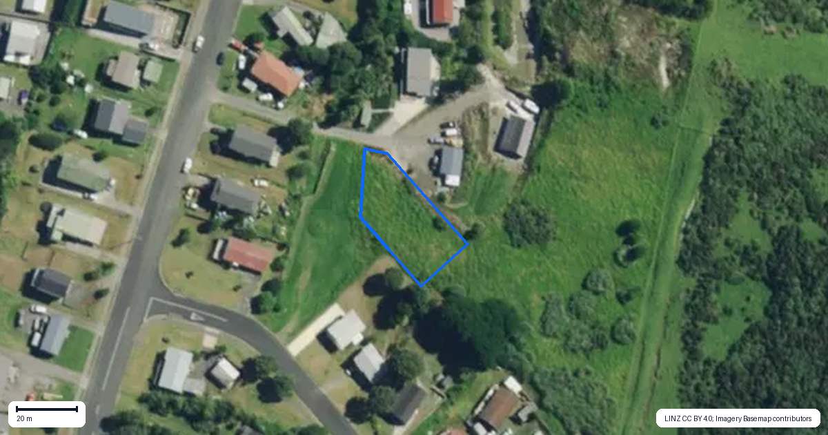 Property context map for 34 Fairlie Crescent, Opononi