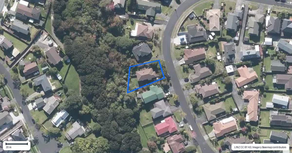 Property context map for 29 Pinewood Grove, Botany Downs, Auckland