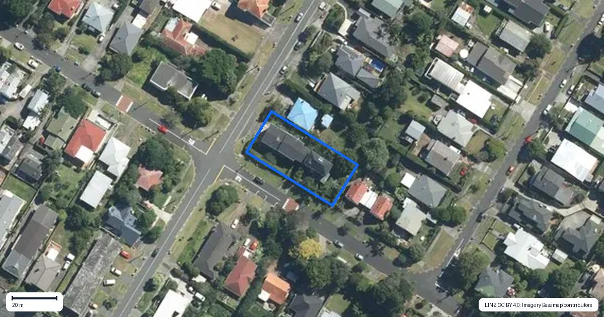 Property context map for 2/44 Euston Road, Sandringham, Auckland