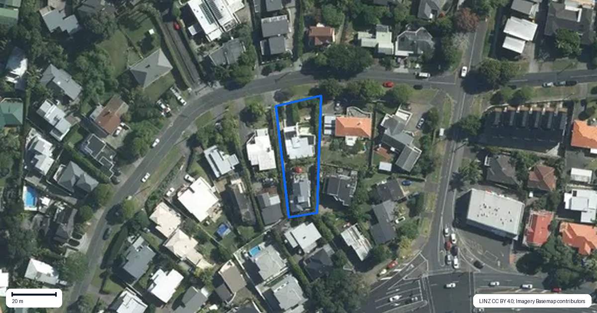 Property context map for 31A Godden Crescent, Mission Bay, Auckland