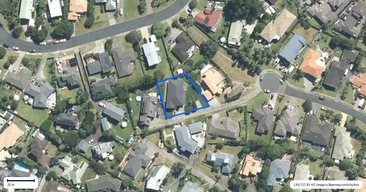 Property context map for 23 Admiralty Rise, Gulf Harbour, Whangaparaoa