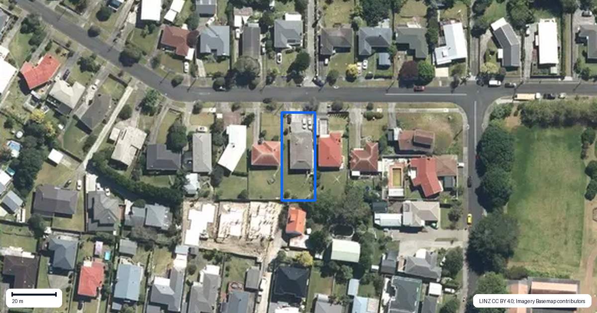 Property context map for 16 Kay Drive, Blockhouse Bay, Auckland