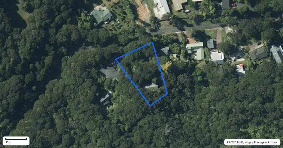 Property context map for 54 Opanuku Road, Henderson Valley, Auckland