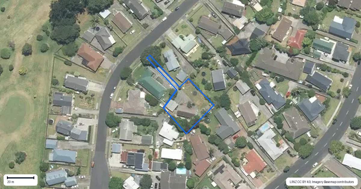 Property context map for 24 Pinehurst Place, Wattle Downs, Auckland