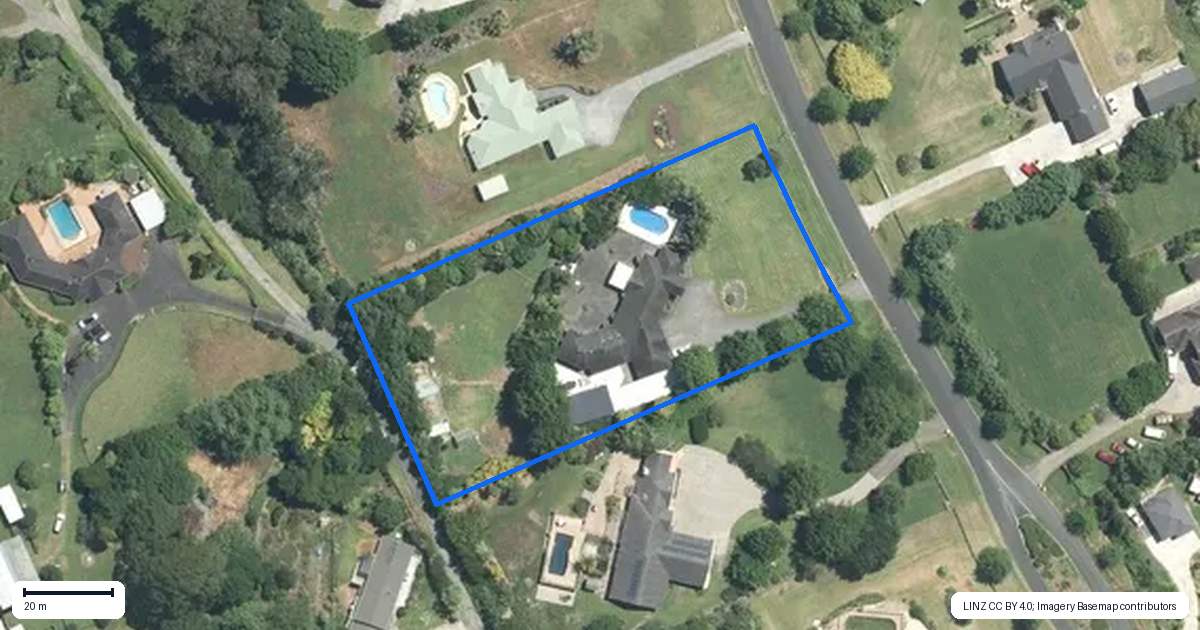Property context map for 6 Aunceston Rise, Alfriston, Auckland
