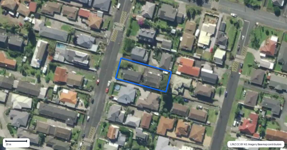 Property context map for 24A Princes Street, Kensington, Whangarei