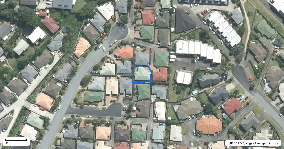 Property context map for 20 Red Hibiscus Road, Stanmore Bay, Whangaparaoa