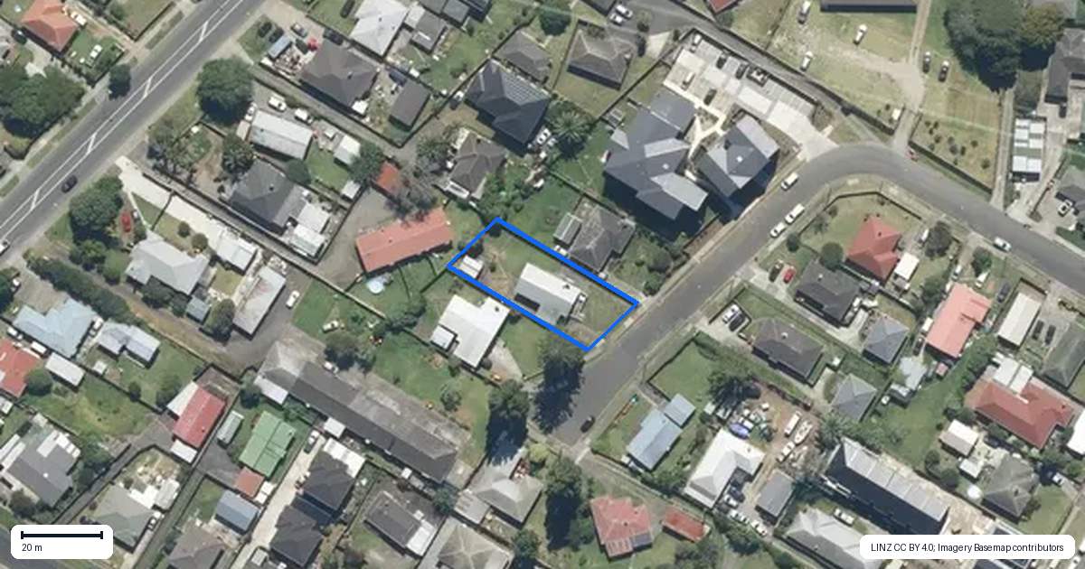 Property context map for 31 McBurney Place, Mangere East, Auckland
