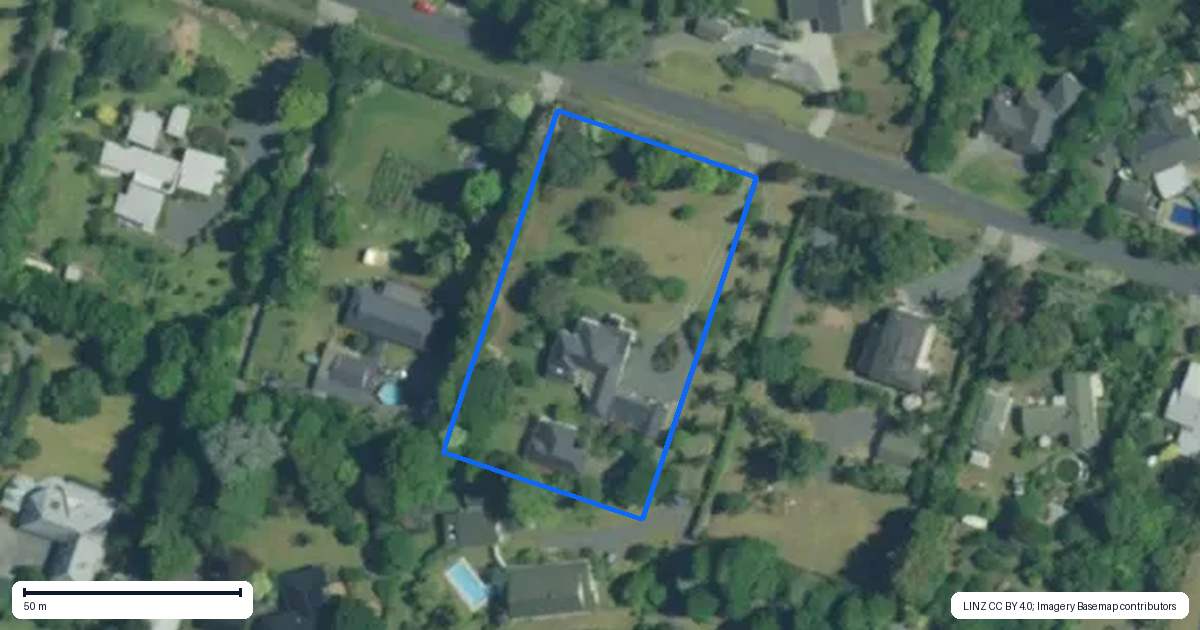Property context map for 27 Mission Road, Kerikeri