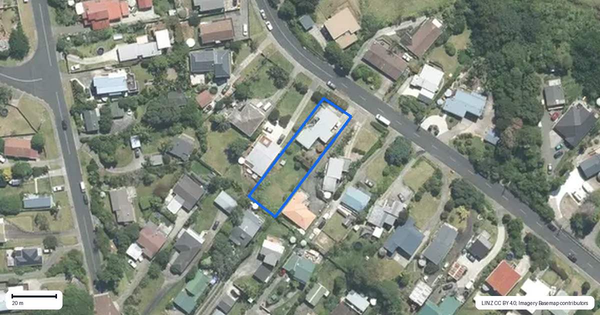 Property context map for 13 Rimu Road, Stanmore Bay, Whangaparaoa