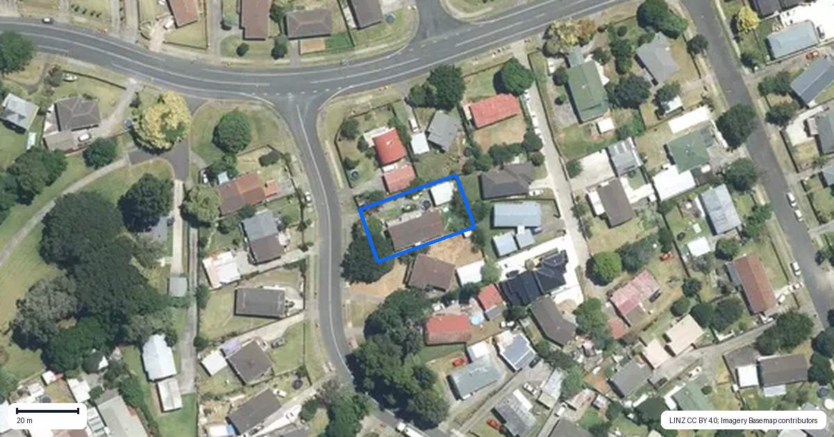 Property context map for 55 Moncrieff Avenue, Clendon Park, Auckland