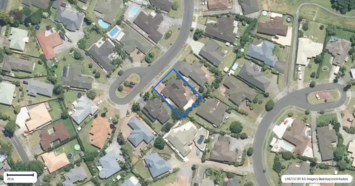 Property context map for 22 Crannog Fen, Wattle Downs, Auckland