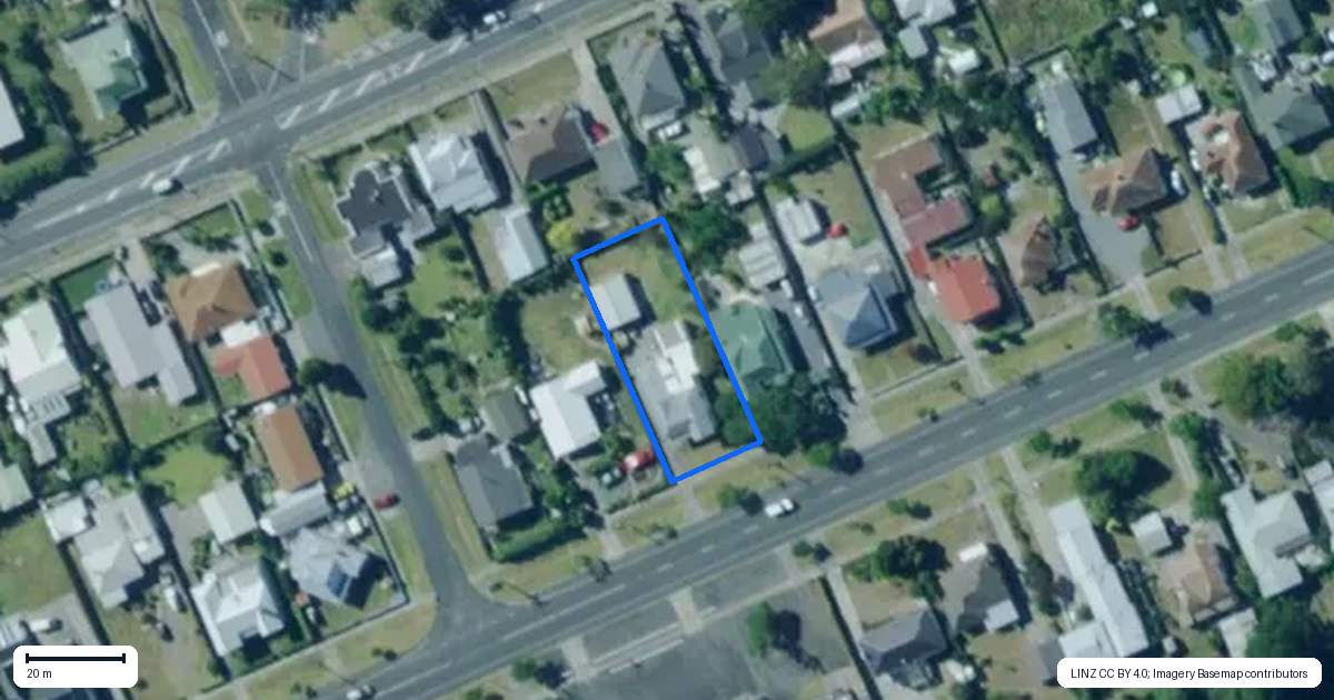 Property context map for 188 Victoria Street, Dargaville