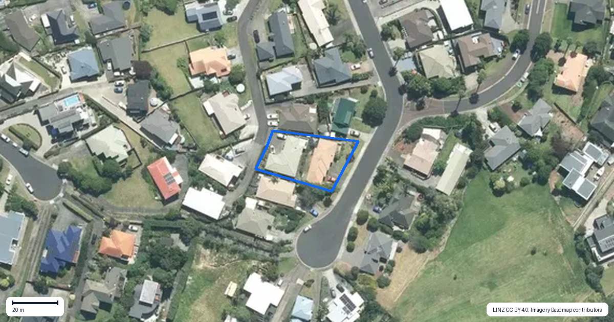 Property context map for 19 Kestrel Heights, Arkles Bay, Whangaparaoa
