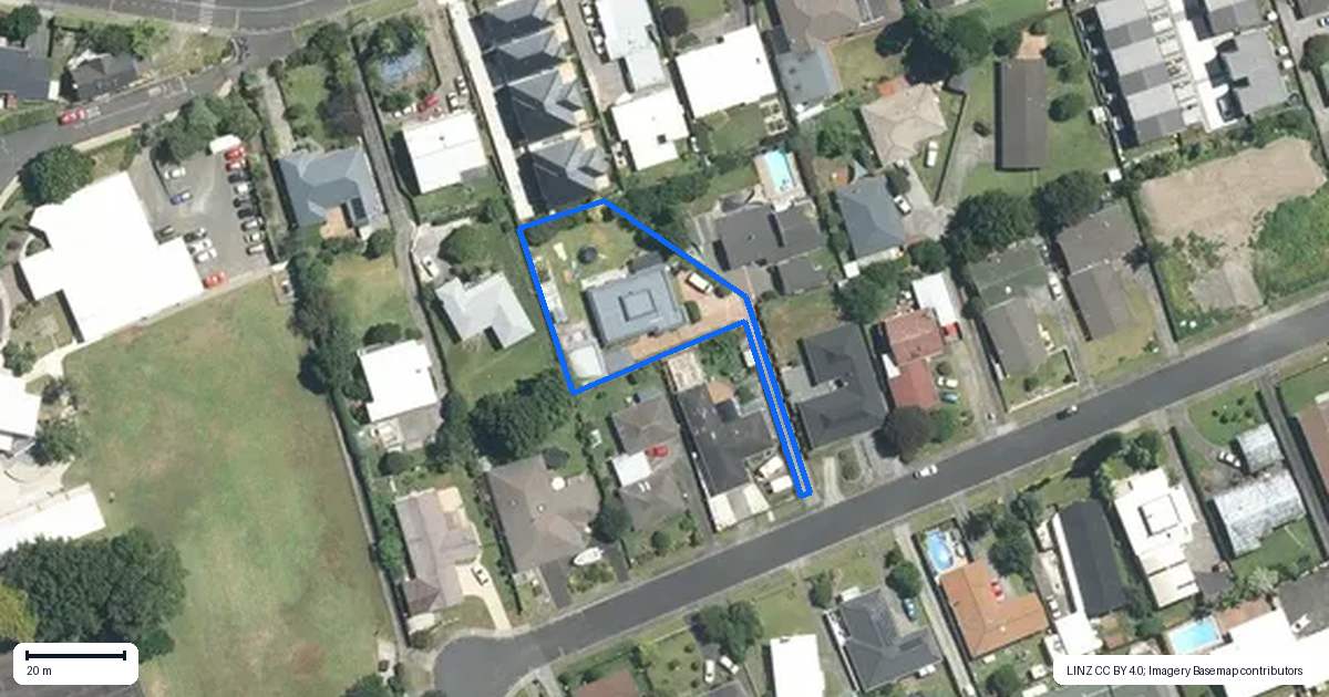 Property context map for 41 Manse Road, Pahurehure, Papakura