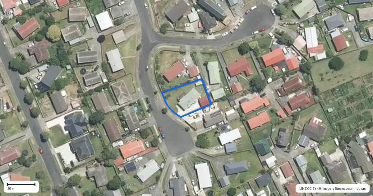 Property context map for 10 Leila Place, Clover Park, Auckland