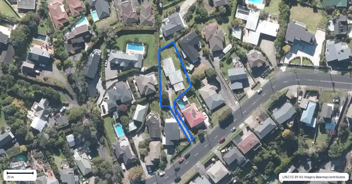 Property context map for 134 Sandspit Road, Shelly Park, Auckland