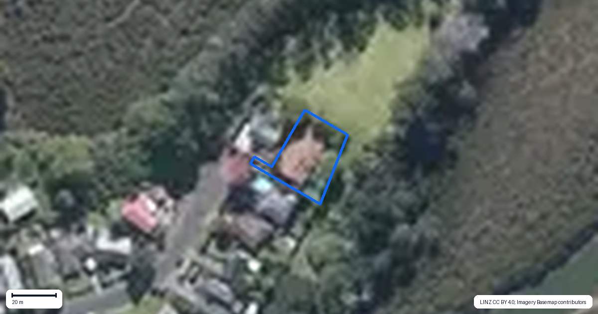 Property context map for 26 Taitapu Street, Massey, Auckland