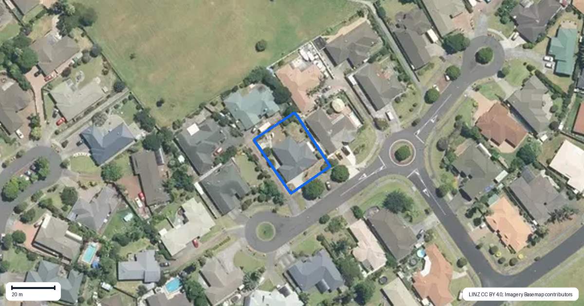 Property context map for 24 Castlehill Court, Wattle Downs, Auckland
