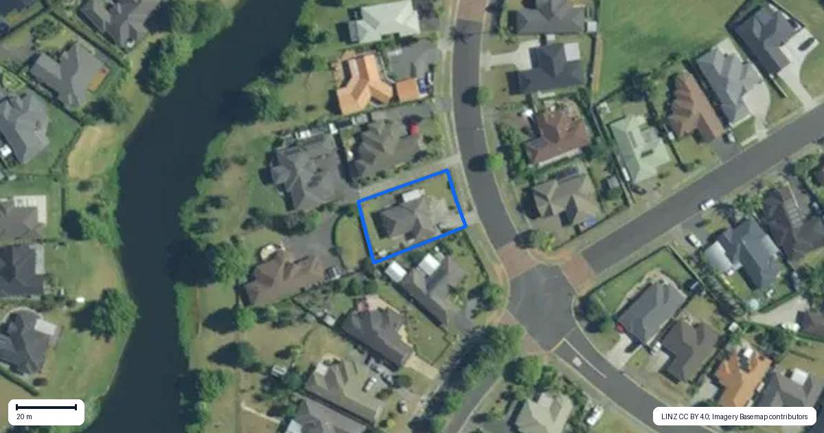Property context map for 4 The Anchorage, Haruru