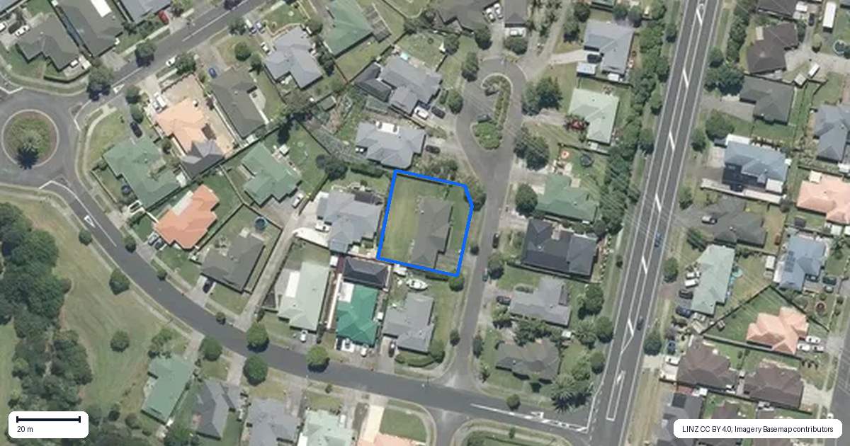 Property context map for 4 Hawkley Close, Flat Bush, Auckland