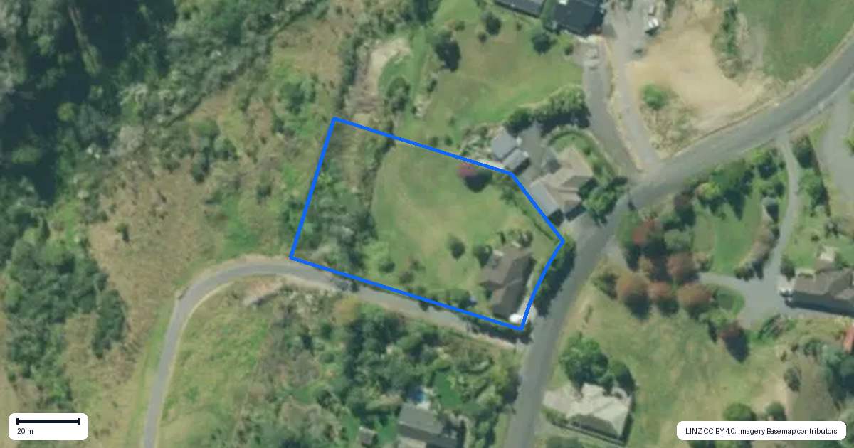 Property context map for 14 Acacia Drive, Raumanga, Whangarei