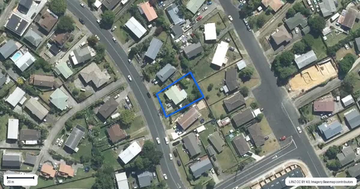 Property context map for 94 Athena Drive, Totara Vale, Auckland
