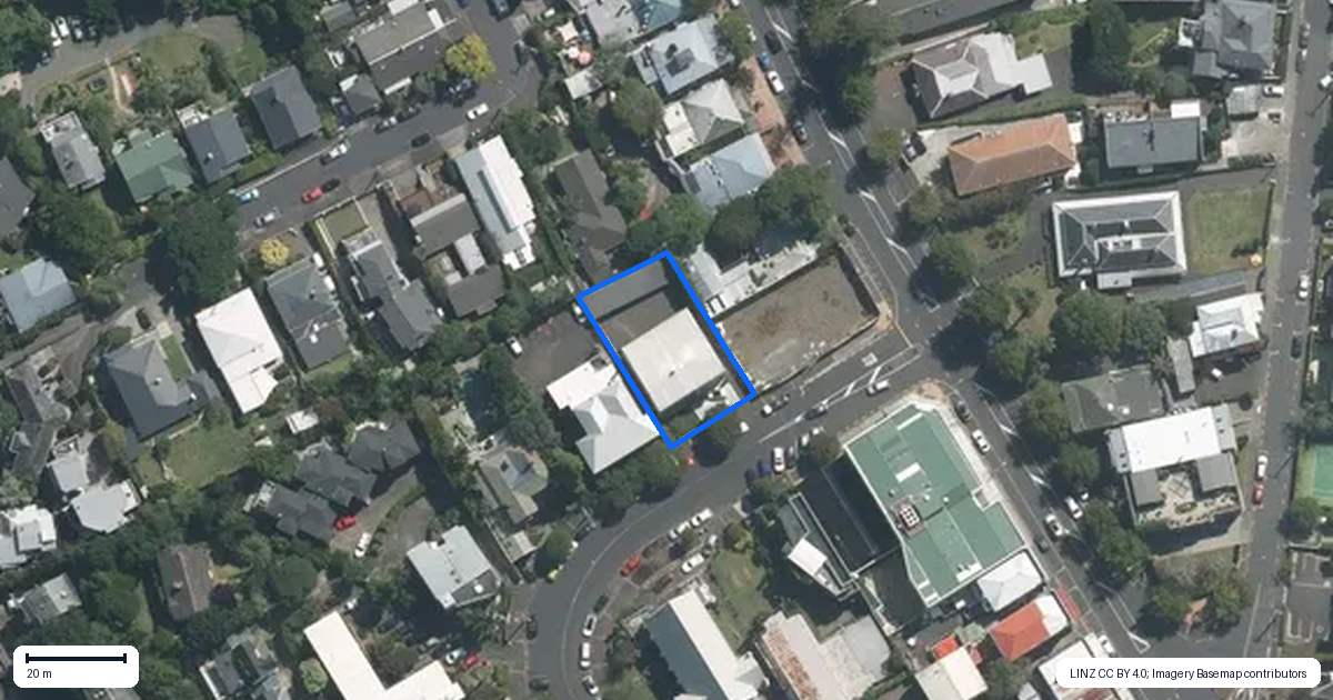 Property context map for 3 Birdwood Crescent, Parnell, Auckland