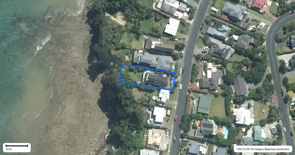 Property context map for 54 Ardern Avenue, Stanmore Bay, Whangaparaoa