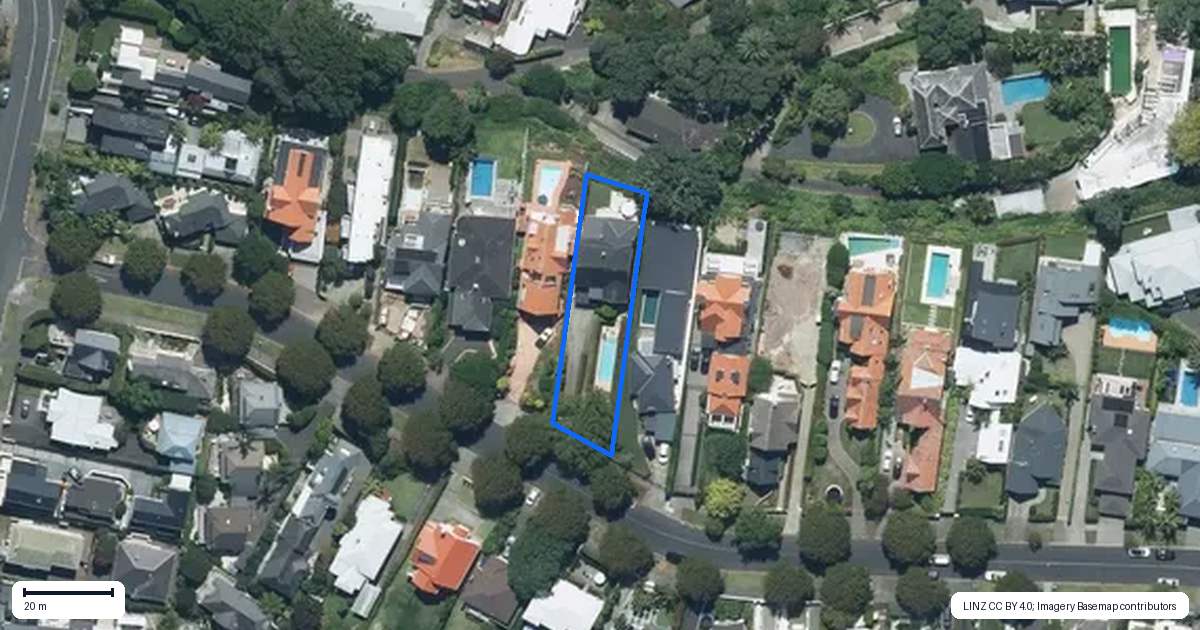 Property context map for 12 Martin Avenue, Remuera, Auckland