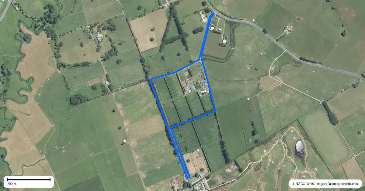 Property context map for 99 Alfriston-Ardmore Road, Ardmore, Papakura
