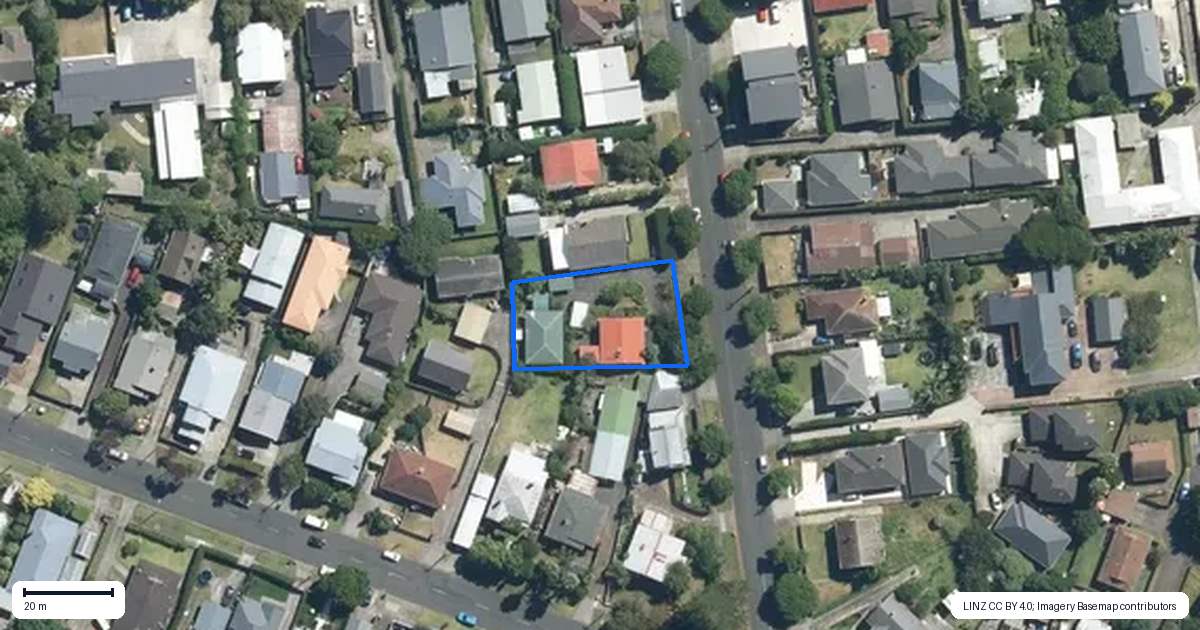 Property context map for 2B Curzon Street, Onehunga, Auckland