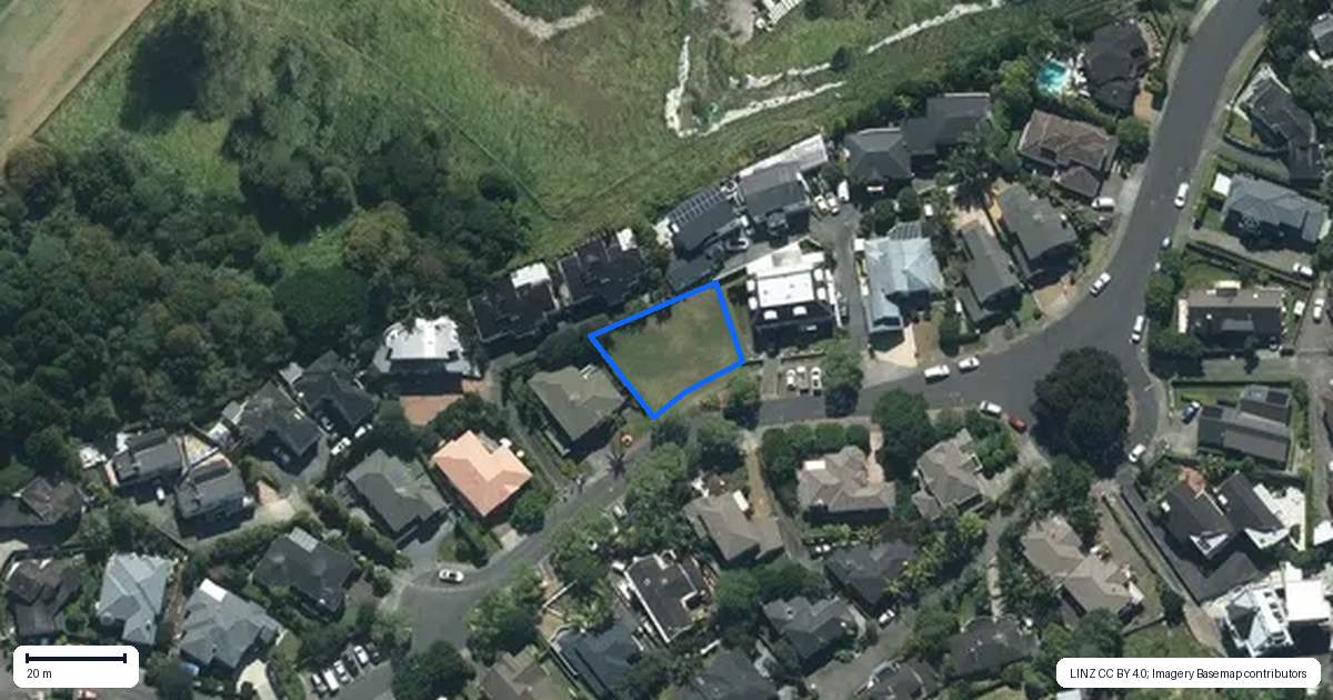 Property context map for 23 John Rymer Place, Kohimarama, Auckland