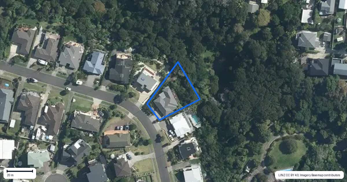 Property context map for 29 Omana Heights Drive, Maraetai, Auckland