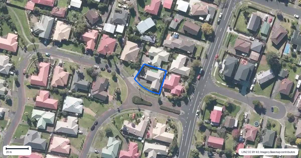 Property context map for 3 Palmcrest Grove, Highland Park, Auckland
