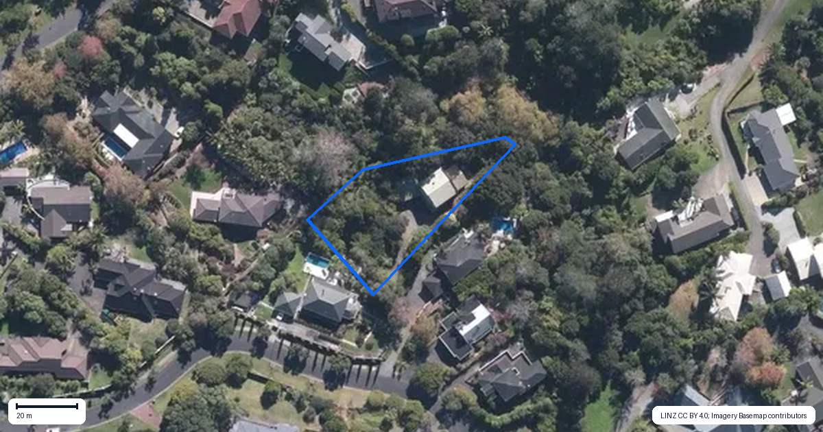 Property context map for 12C Kimberly Grove, Greenhithe, Auckland