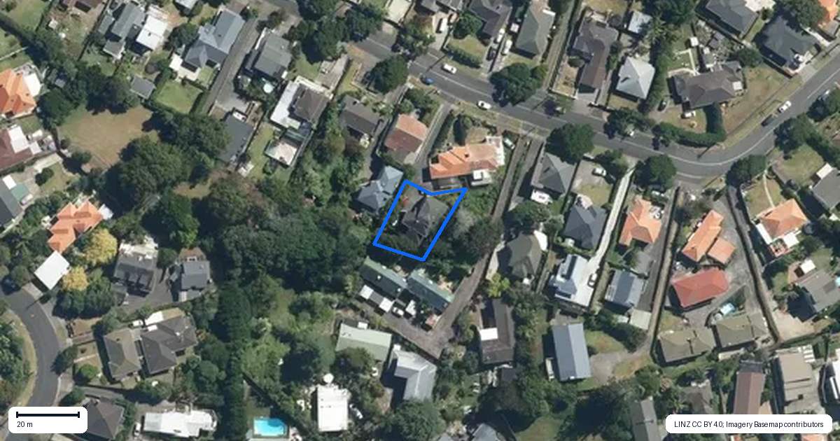 Property context map for 46A Waiohua Road, Greenlane, Auckland