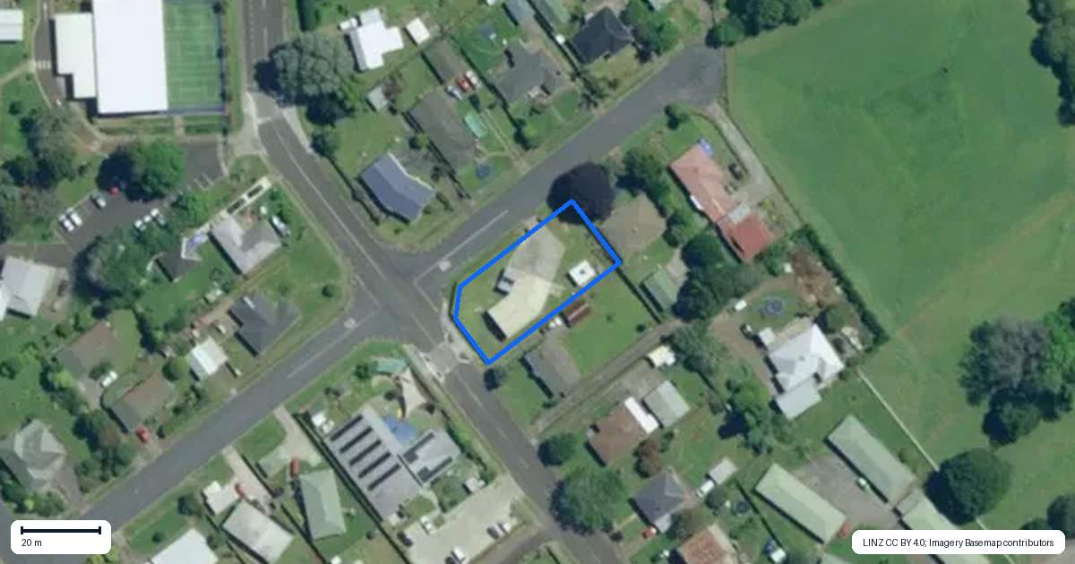 Property context map for 5 Tui Street, Kaikohe