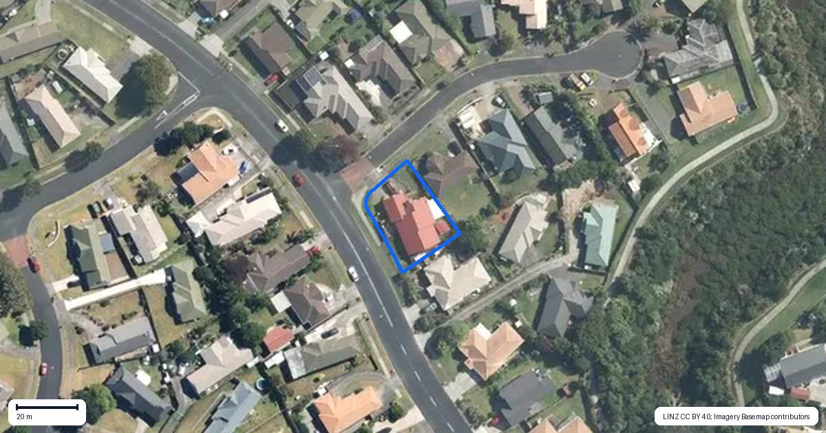 Property context map for 55 Burswood Drive, Burswood, Auckland