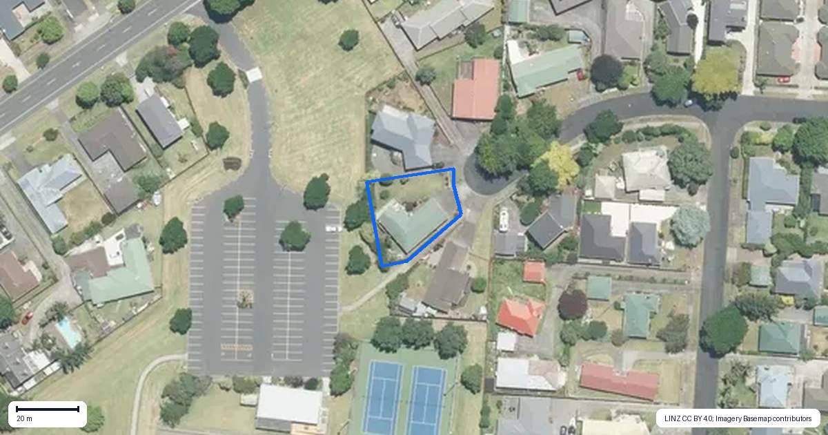 Property context map for 22 Fairfield Street, Pukekohe