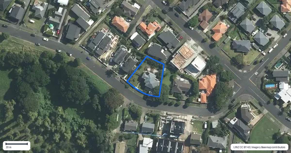 Property context map for 52 Ngaio Street, Orakei, Auckland