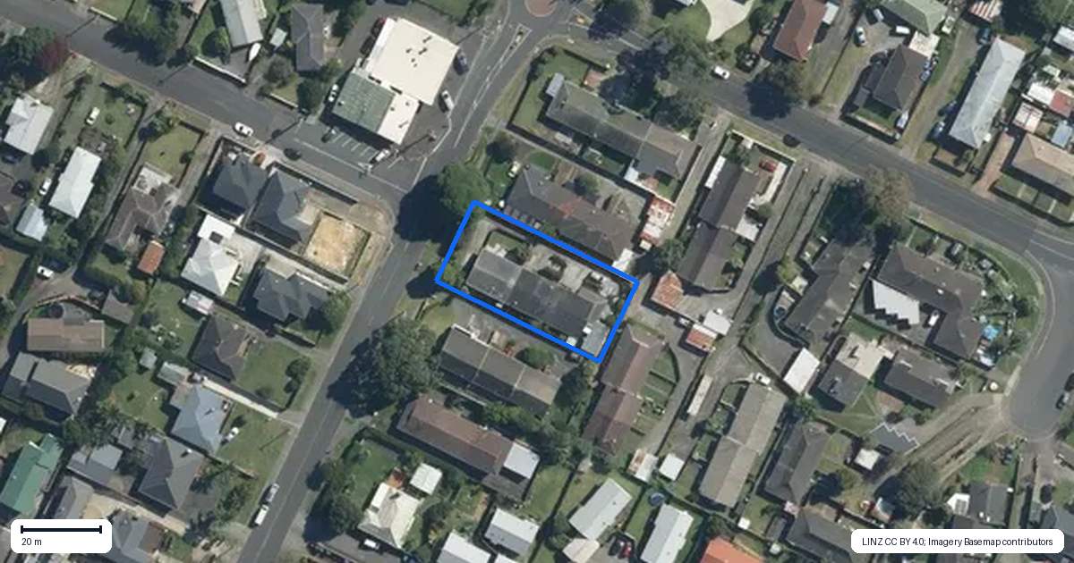 Property context map for 126B Barrack Road, Mount Wellington, Auckland