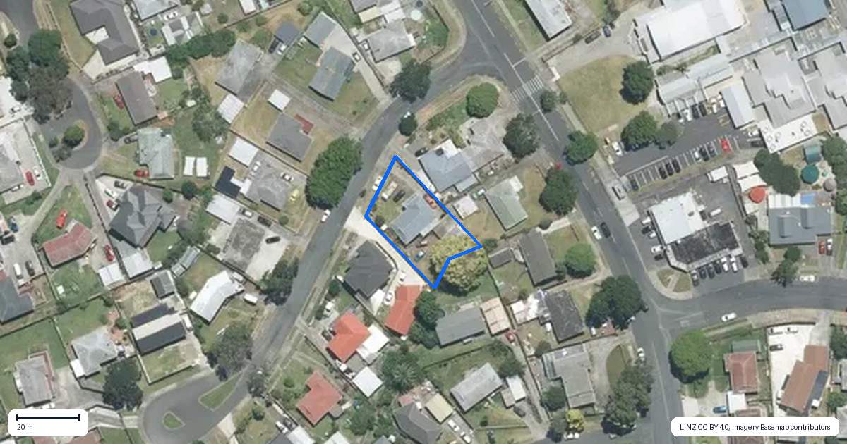 Property context map for 4 Almay Place, Clover Park, Auckland