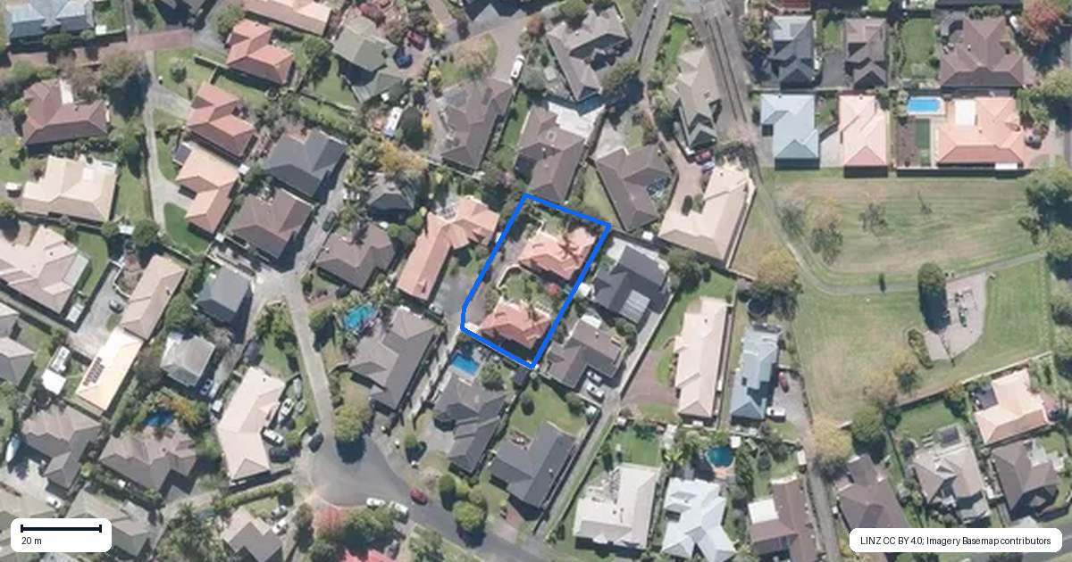 Property context map for 25B Ben Nevis Place, Northpark, Auckland