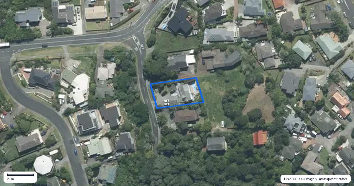 Property context map for 147 Glenvar Road, Torbay, Auckland