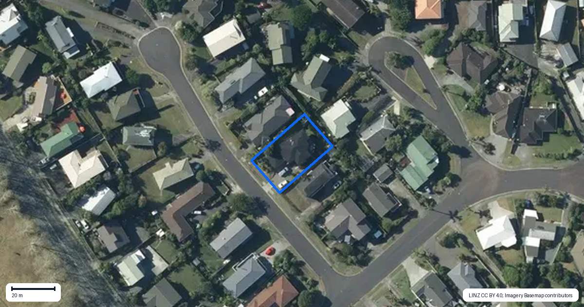Property context map for 6 Brampton Road, Snells Beach